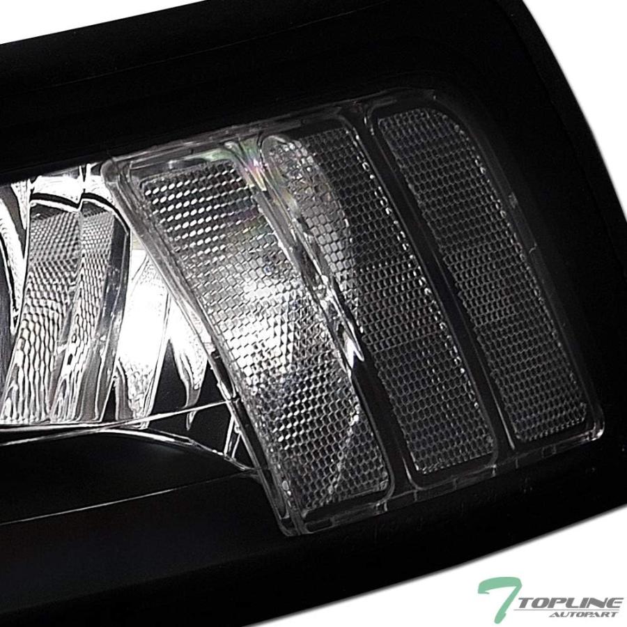 【並行輸入品】Topline Autopart ブラック クリア ハウジング ヘッドライト シグナル NB 99-04 フォード マスタングの画像