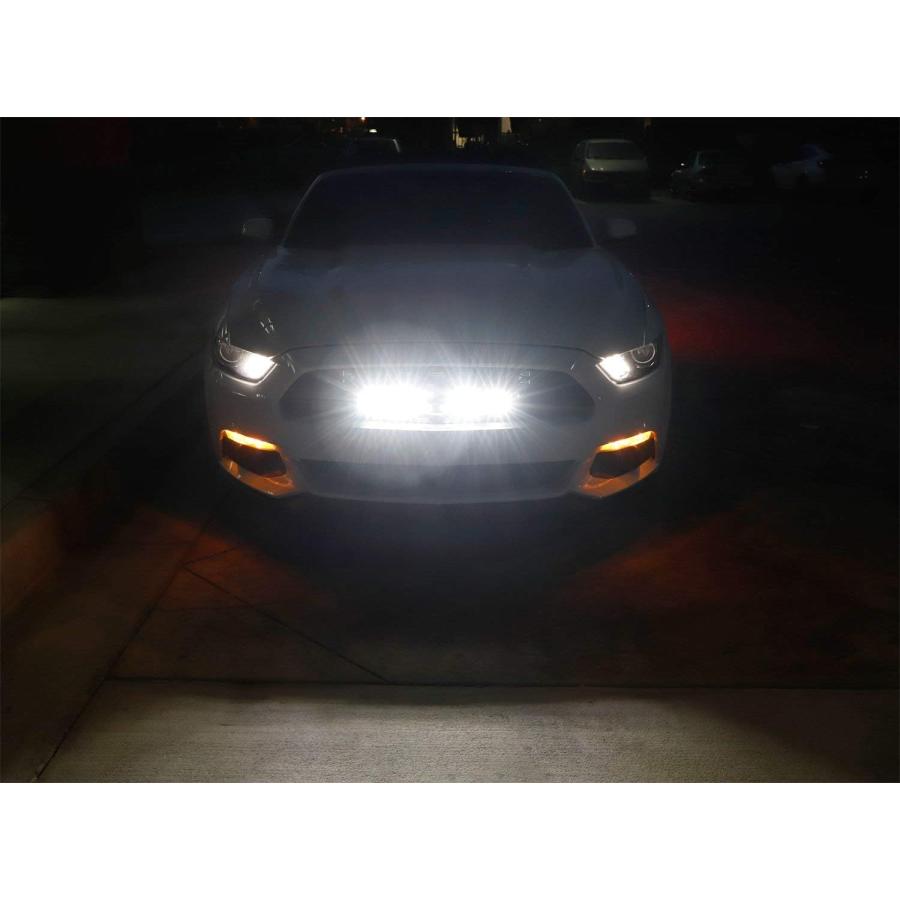 【並行輸入品】iJDMTOY Behind Grille Mount 20-Inch LED Ultra Slim Light Bar Compatiの画像