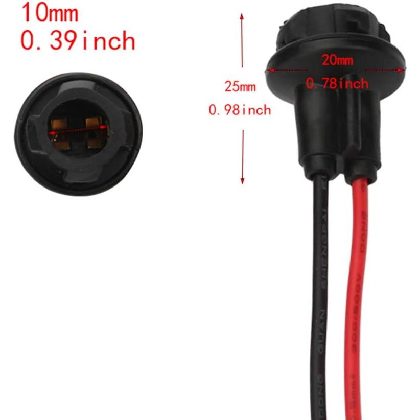 【並行輸入品】Senzeal T10 W5W 194 LED Bulbs 921 Sockets Adapter Rubber + Copper Wi_1
