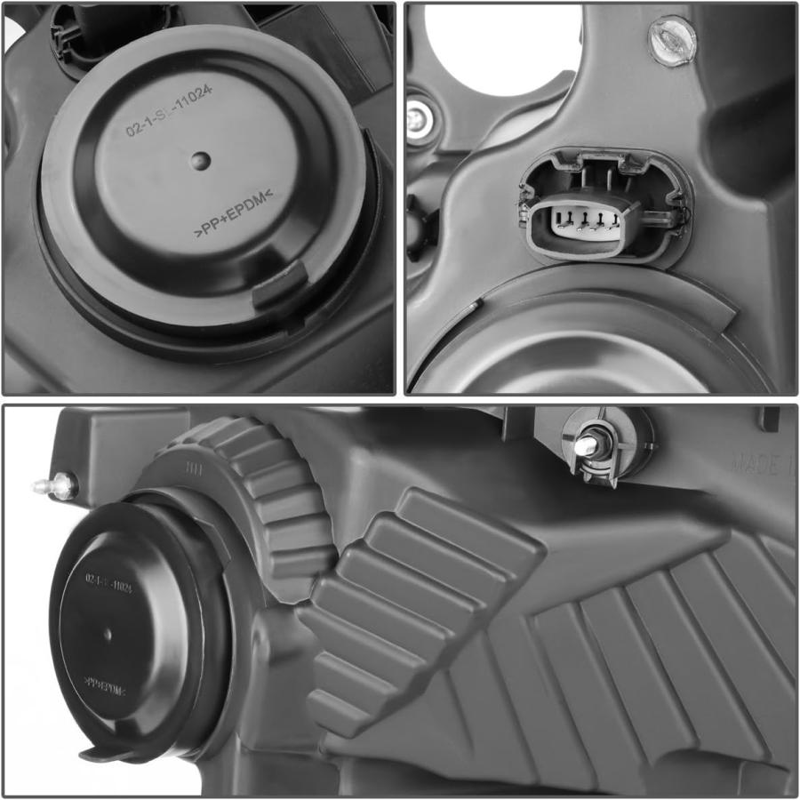【並行輸入品】DNA Motoring HL-LB-F15015-SM-AM スモークレンズヘッドライト 3D LEDランニングライト付き 交換用 1_7