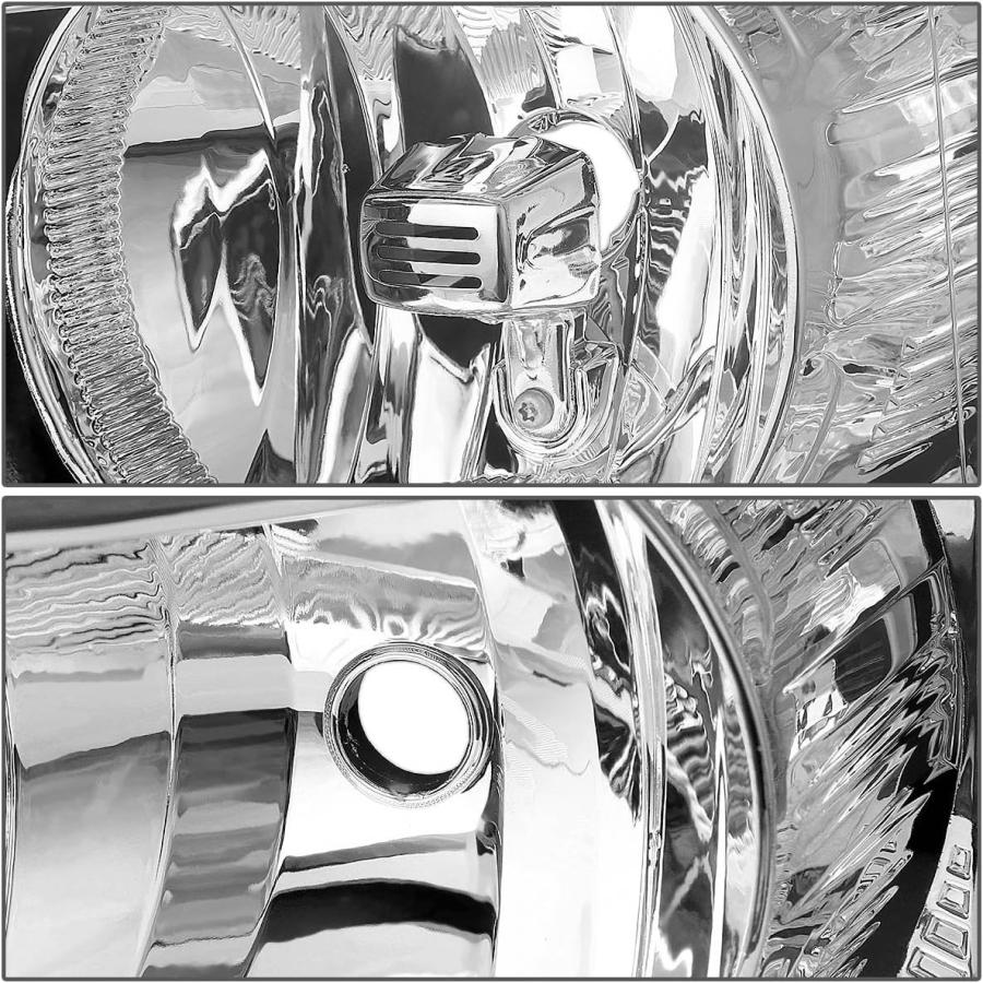 【並行輸入品】DNA Motoring HL-OH-CSIL07-CH-CL1 クロームハウジングヘッドライトペア 07-13 シルバラード 1500_2