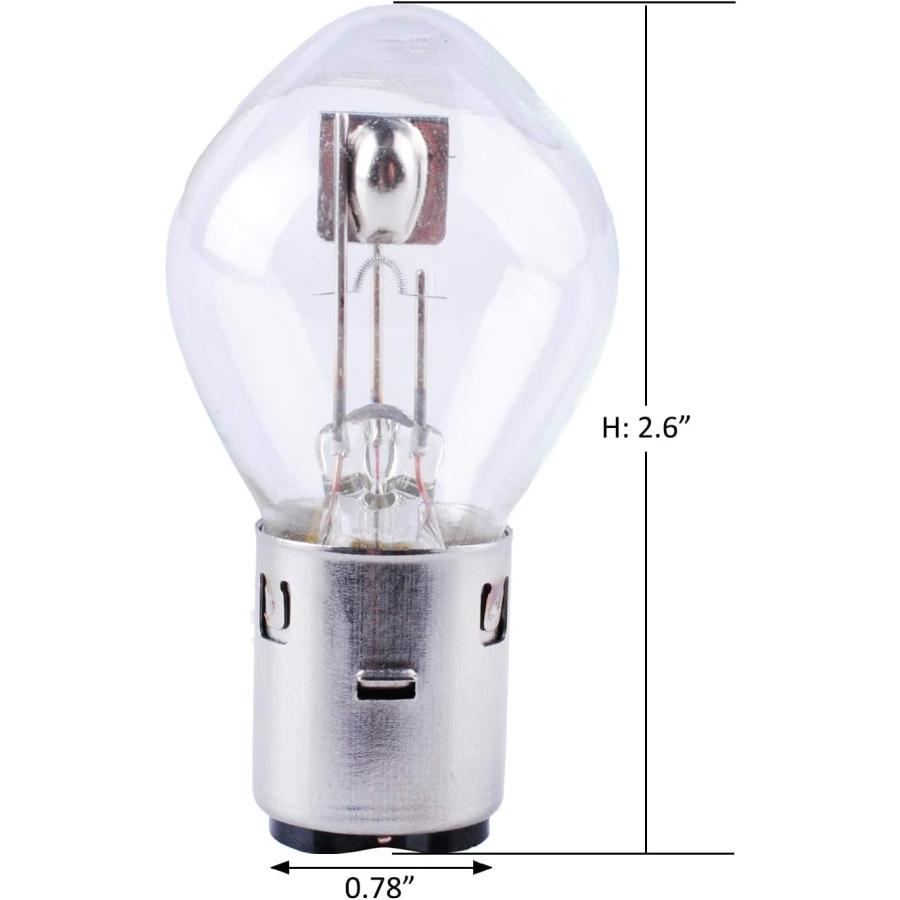 Poweka S2 12V 35/35w Chinese Scooter Light Bulb Fits for 50cc 150cc 250cc Znen Jonway Tank Baron (2 Packs)　並行輸入品｜dep-dreamfactory｜02