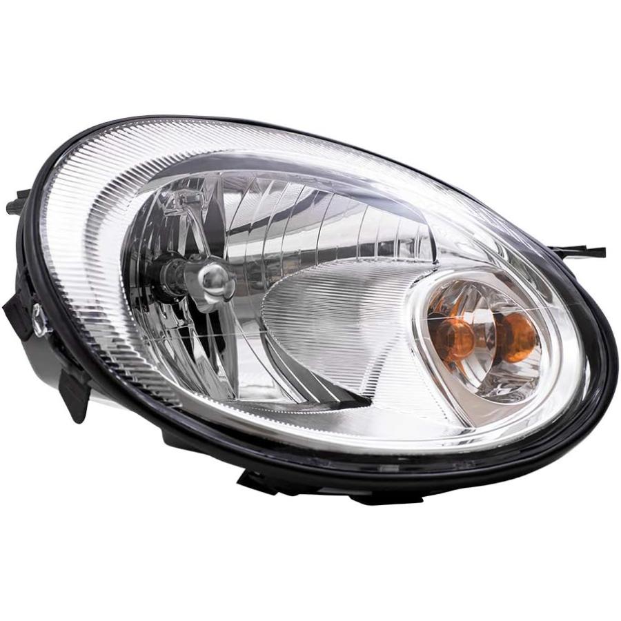 【並行輸入品】交換用セット ドライバーと助手席用ヘッドライト クロームベゼル付き 2003-2005 Neon 5303551AI 5303550AIの画像