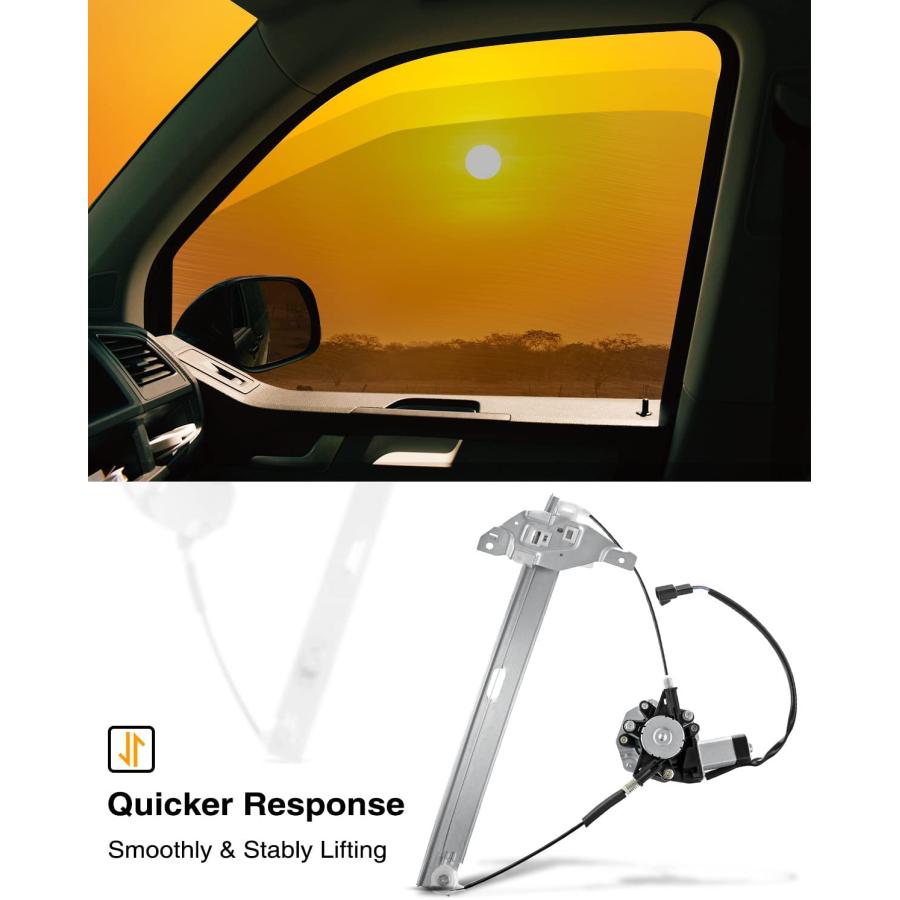 【並行輸入品】a-premium電源ウィンドウレギュレータwithモーターfor Chevrolet Impala 2006 20