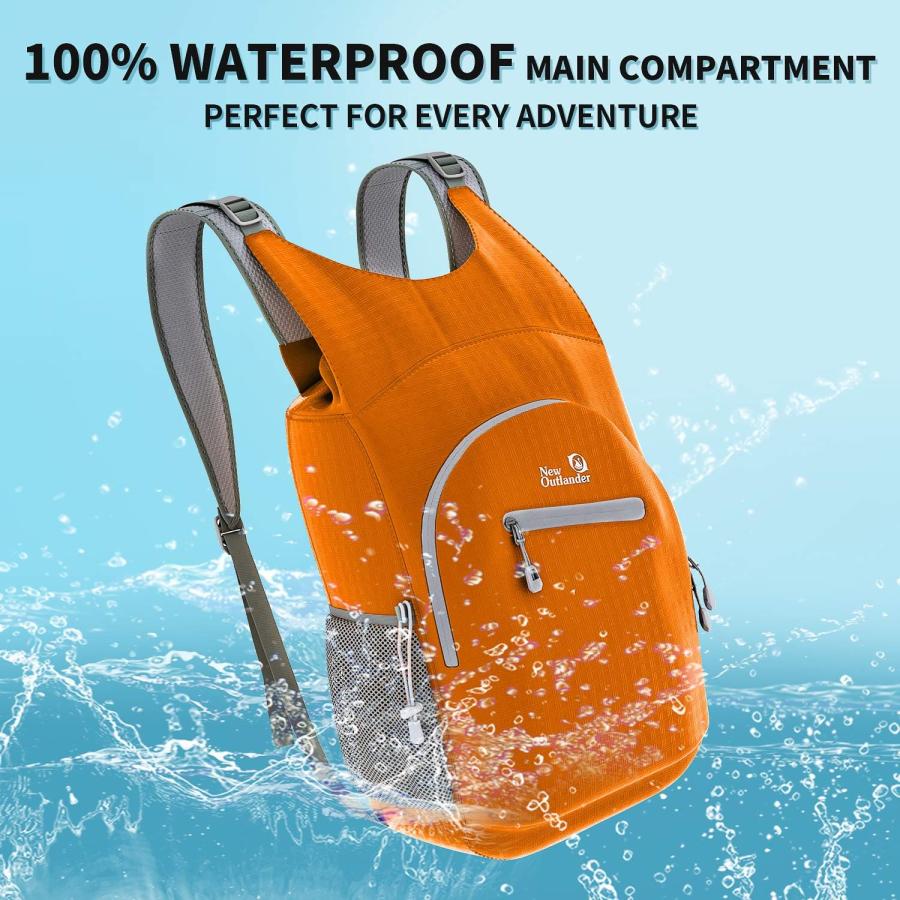 【並行輸入品】Outlander 100% Waterproof Hiking Backpack Lightweight Packable Traveの画像