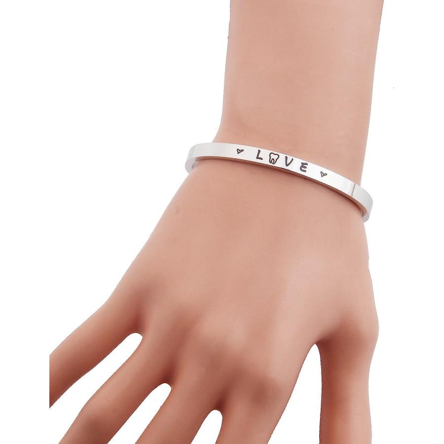 【並行輸入品】myospark DentistギフトLove CuffブレスレットDental Assistantジュエリーギフト歯科Professi_1