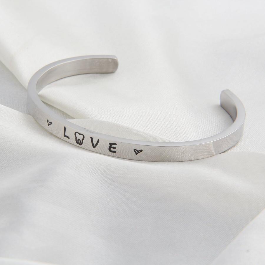 【並行輸入品】myospark DentistギフトLove CuffブレスレットDental Assistantジュエリーギフト歯科Professi_3