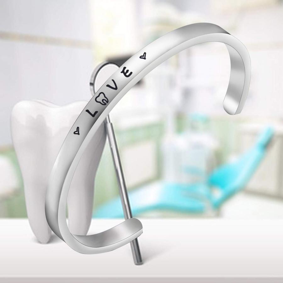 【並行輸入品】myospark DentistギフトLove CuffブレスレットDental Assistantジュエリーギフト歯科Professi_6