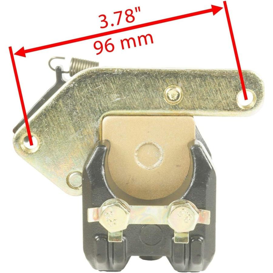 【並行輸入品】Caltric Rear Brake Caliper with Pads Yamaha Warrior 350 Yfm350X Yfm3_1