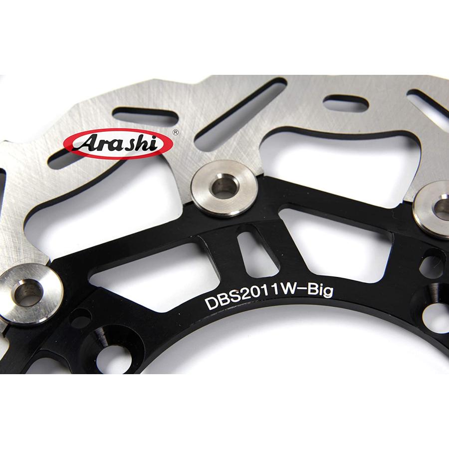 ブランド登録なし - 【並行輸入品】Arashi 特大向こう正面と後押しのブレーキディスクローターカワサキ KX250 2006 2007 2008 用自動二輪車取り替えっこ付属品