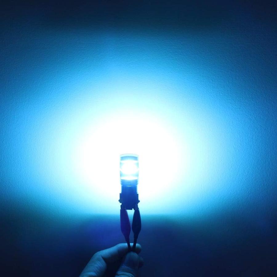 【並行輸入品】Alla Lighting 3800lm T20 7440 7443 Ice Blue LED Bulbs Xtreme Super B_2