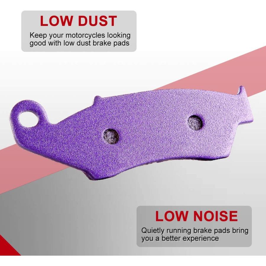 【並行輸入品】CCIYU Front Carbon Fiber Brake Pads Motorcycle Motorbike Replacement