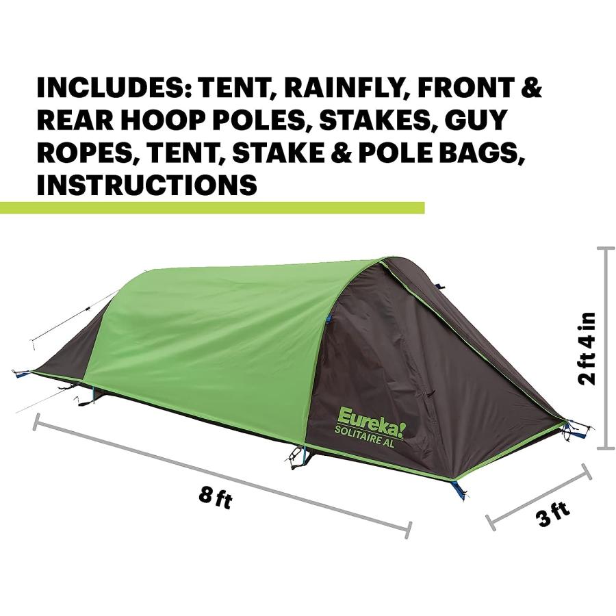 Eureka　ヨーレイカ　ソリティア ソロテント Amazon | バックパッカーに強い味方！3シーズン最軽量