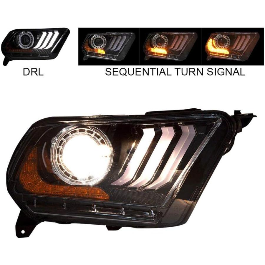 【並行輸入品】Winjet Renegade シリーズ 2010 2011 2012 S197 フォード マスタング S550 スタイル LED DR