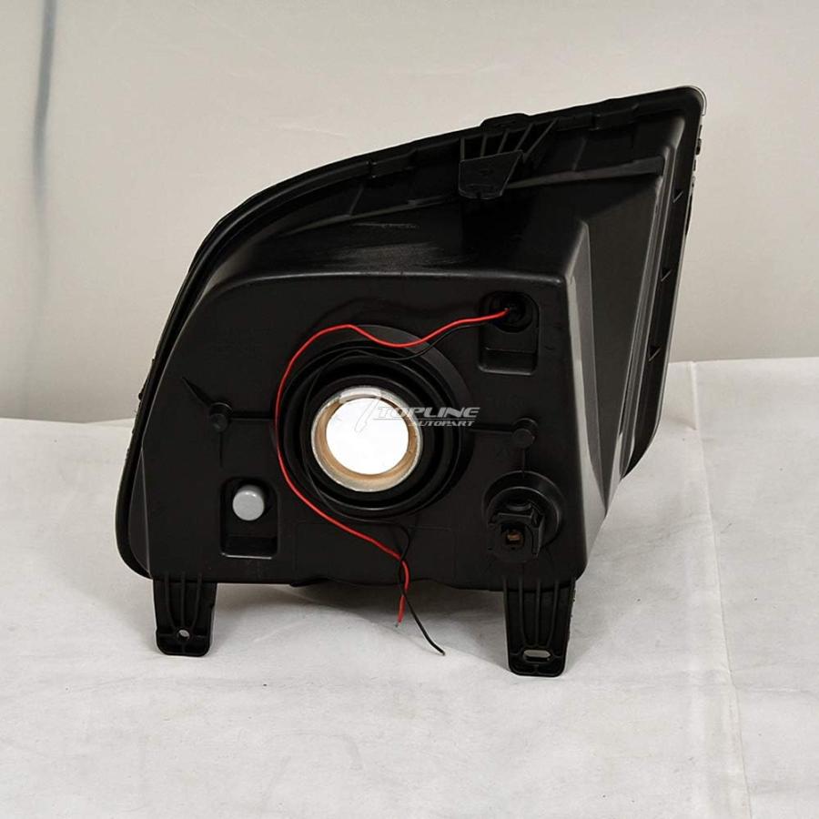 【並行輸入品】Topline Autopart クローム クリア ハウジング ヘイロー LED ヘッドライト NB付き 05-09 フォード マスタンの画像