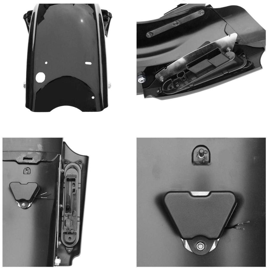 【並行輸入品】TCMT CVO スタイル リアフェンダーシステム LEDライト付き ハーレーツーリングエレクトラグライド09-13用 US-XF290の画像