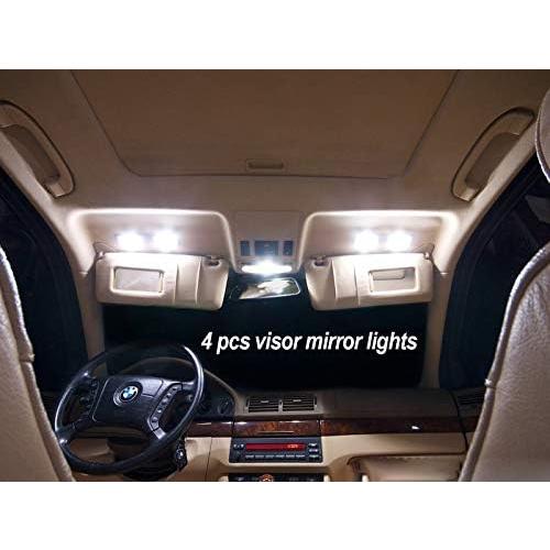 【並行輸入品】18Pc Canbus Error Free Super White 6000K Car Interior LED Light Kit_6
