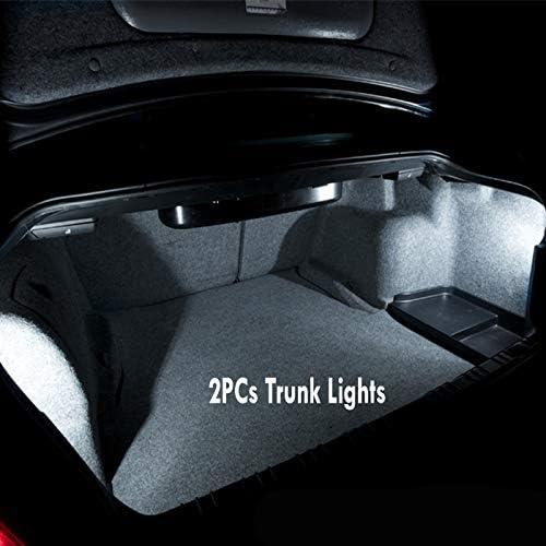 【並行輸入品】18Pc Canbus Error Free Super White 6000K Car Interior LED Light Kit_7