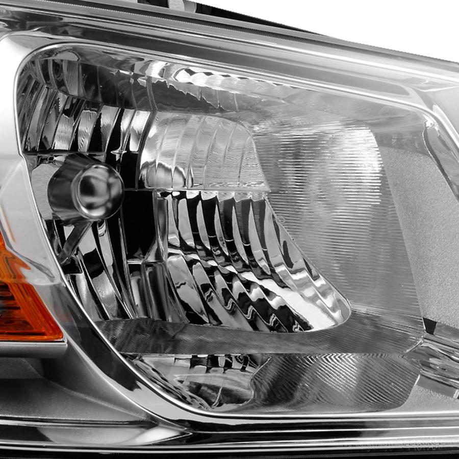 【並行輸入品】08-10 Dodge Grand Caravan OE交換用クロムベゼルヘッドライトヘッドランプ。の画像