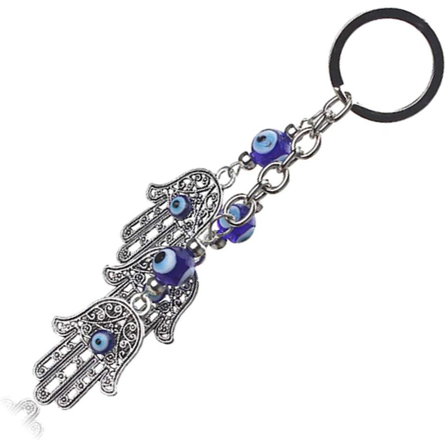 【並行輸入品】Crystal Hamas hand Keychain - trendy metal blue - Hamas Keychain Pen_3