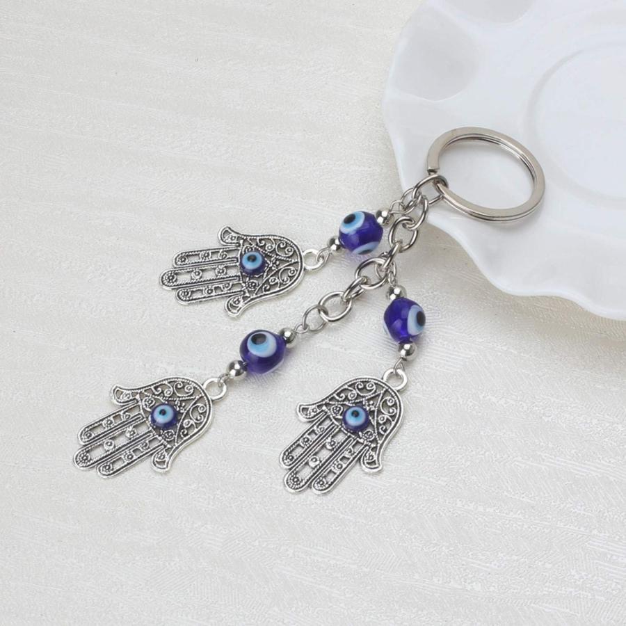 【並行輸入品】Crystal Hamas hand Keychain - trendy metal blue - Hamas Keychain Pen_4