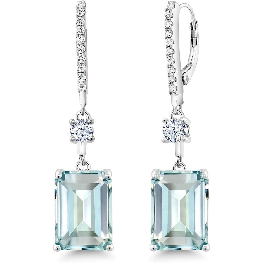 並行輸入品】Gem Stone King 13.58カラット シミュレイテッド アクア