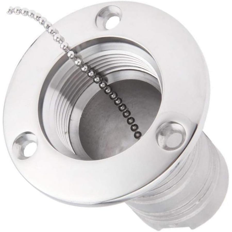 【並行輸入品】VIGORWORK Marine 50mm Boat Deck Fuel Filler 316 Grade Stainless Steeの画像