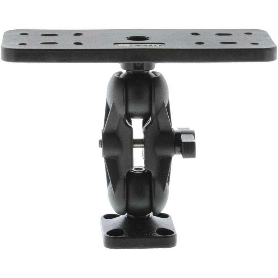 【並行輸入品】Scotty 0163 ボールマウント 魚群探知機 ユニバーサルマウントプレート ブラック Lの画像