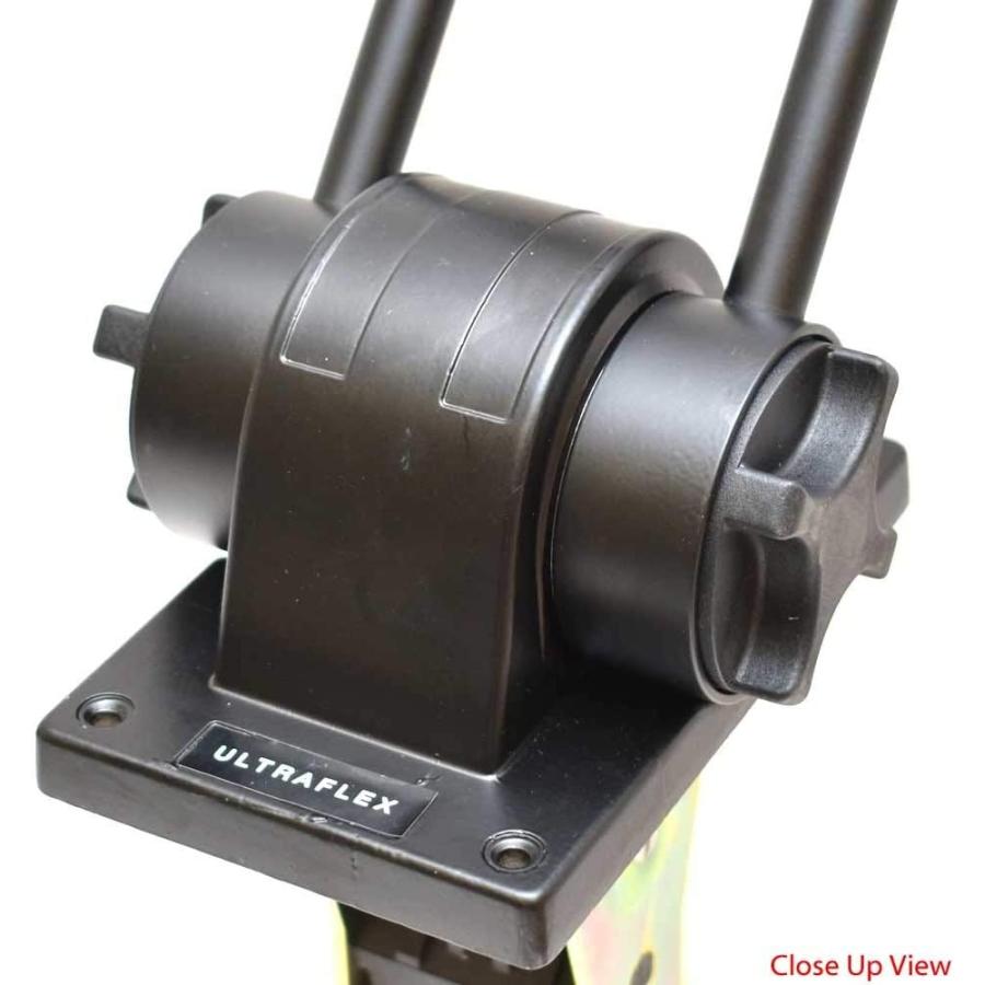 【並行輸入品】uflex ボートスロットルコントロール B102 | 2つのレバートップマウント ブラック レッド　_3