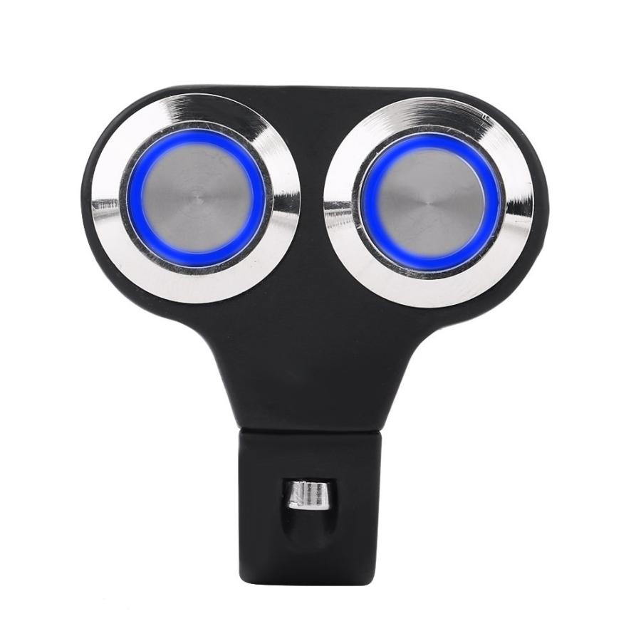【並行輸入品】Akozon Motorcycle Handlebar Switch 7/8inch 22mm Handlebar with Headlの画像