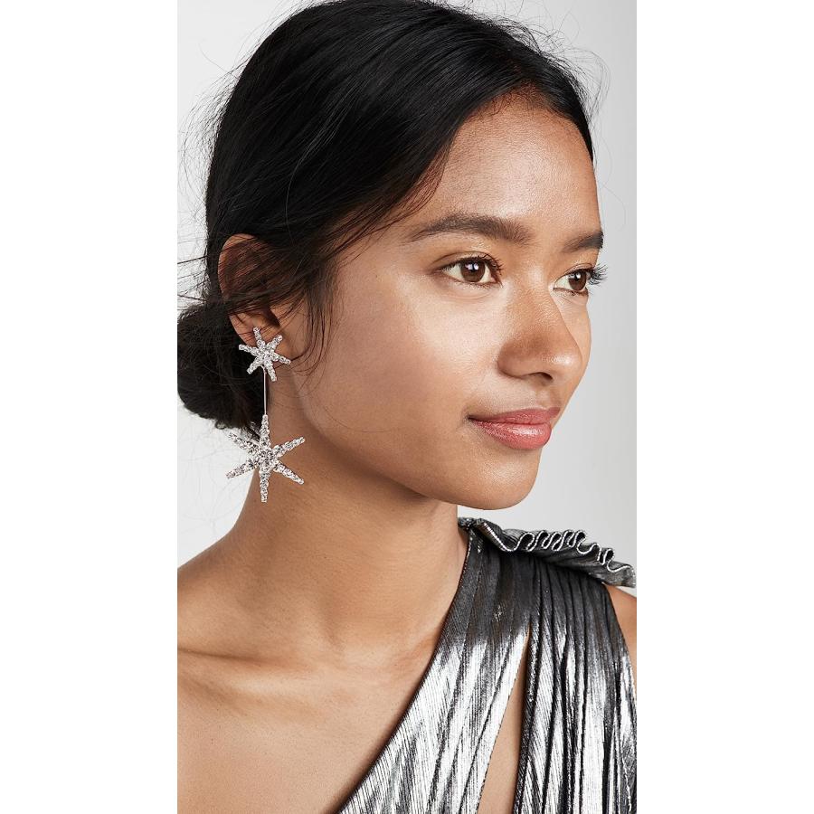 【並行輸入品】Jennifer Behr レディース Estee イヤリング 透明の画像