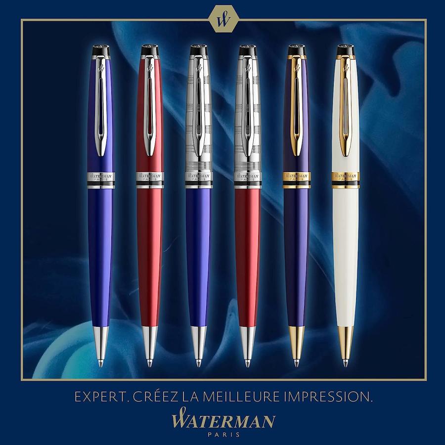 ブランド登録なし - 【並行輸入品】Waterman Expert ボールペン まっ黒い赤いこと クローム刈り込み付き添い人 ミディアムポイント ブルーリフィル付き添い人 差し上げ物ボックス席入り口・入口