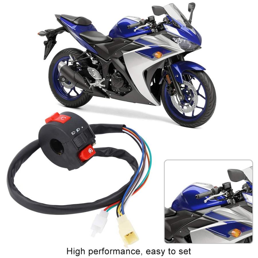 【並行輸入品】Fydun Start Stop Switch 22MM Universal Handlebar Start Kill ON-Off Sの画像