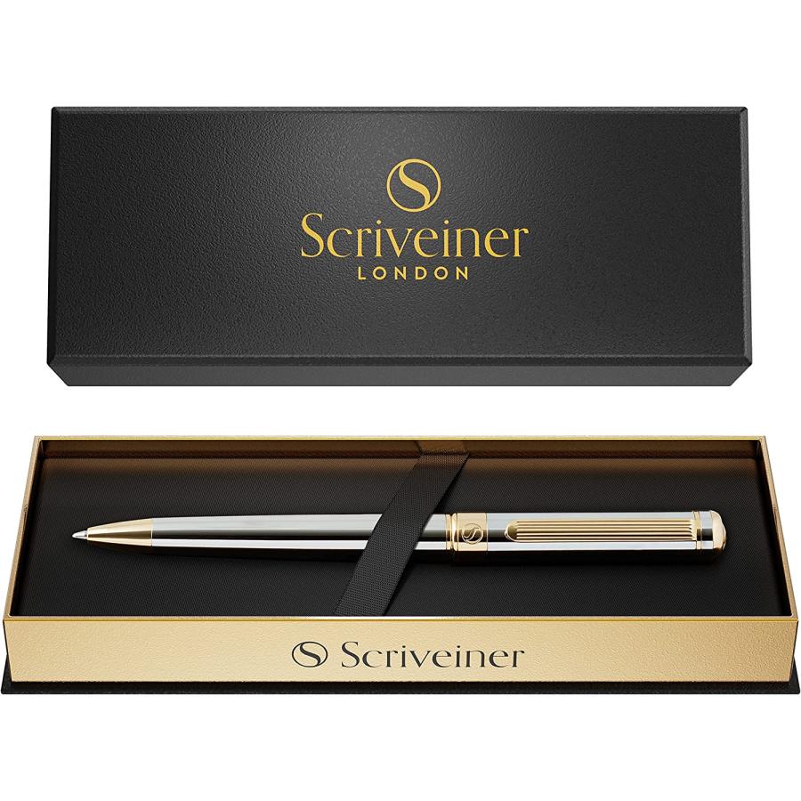 Rinkai Seminar ボールペン 超高級 並行輸入品】Scriveiner ボールペン 最高級 24金仕上げ シュミット 黒