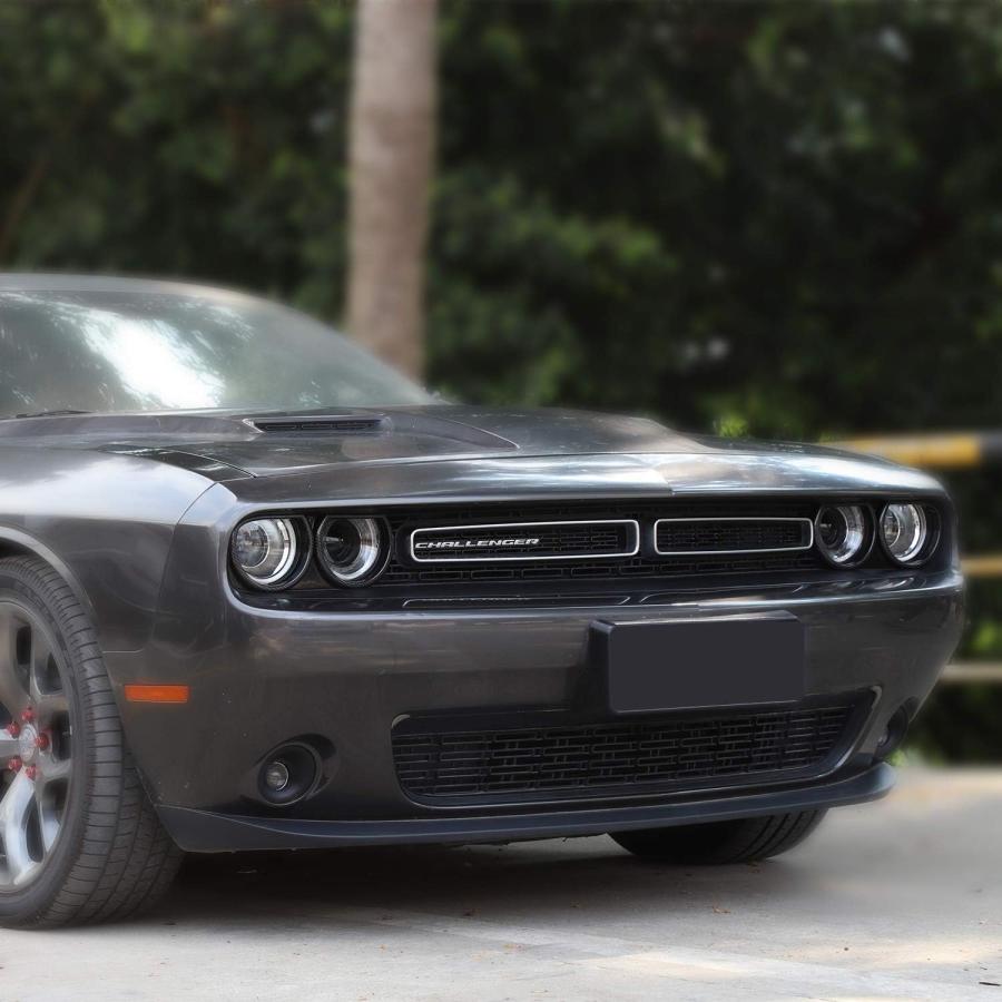 【並行輸入品】Voodonala チャレンジャー ヘッドライトカバー ベゼル フロントライト 装飾トリム Dodge Challenger 2015年の画像