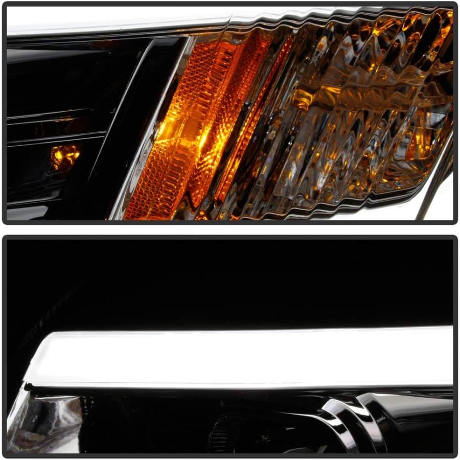 【並行輸入品】ACANII - For 2007-2010 Ford Edge LED Tube Chrome Housing Projector Hの画像