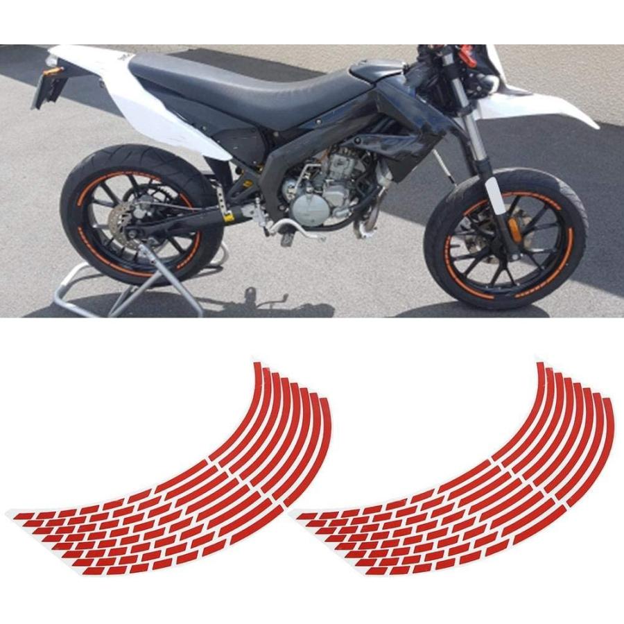 【並行輸入品】Wheel Strips Stickers  16pcs Bike Motorcycle 16-18inch Reflective Whの画像