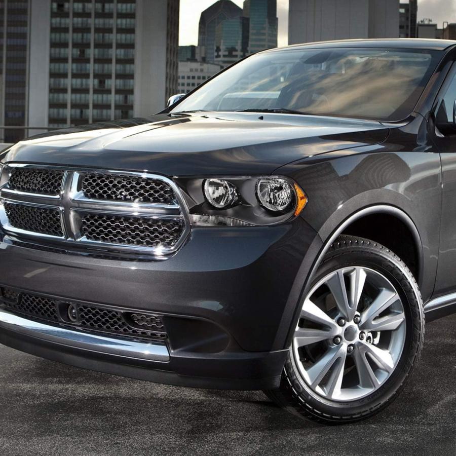 【並行輸入品】PM PERFORMOTOR 交換用ヘッドライトアセンブリ 2個 Dodge Durango 11-13に対応 | ヘッドランプ ブラッの画像