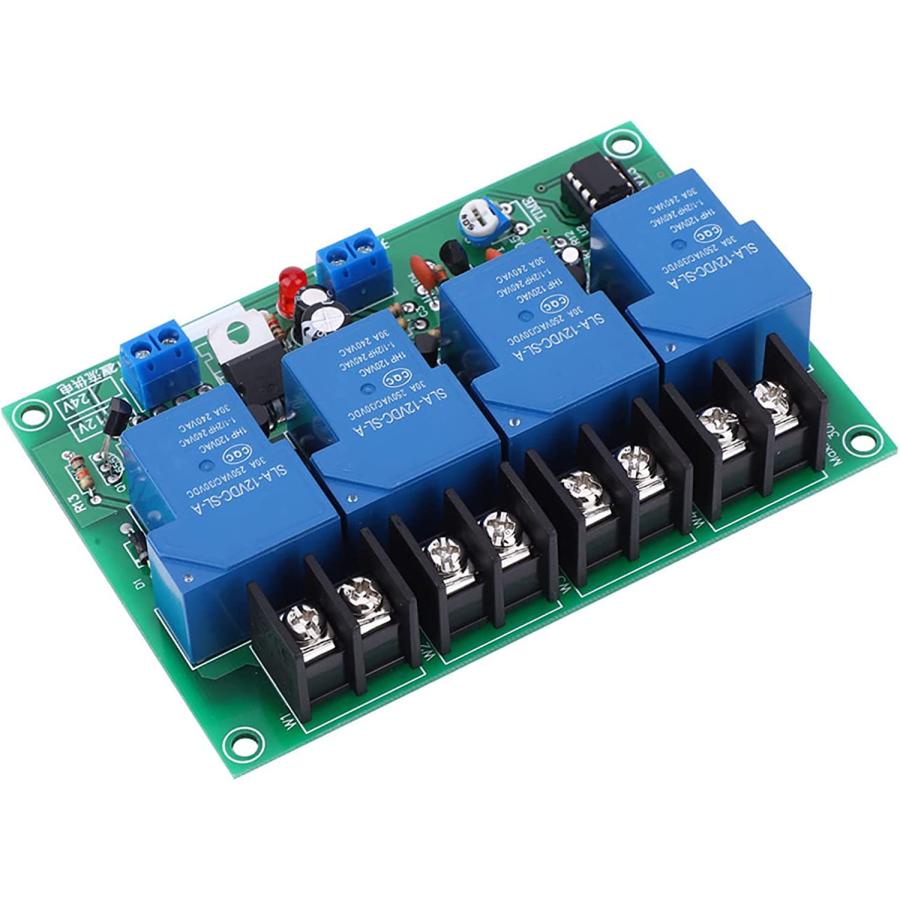 Garosa Channel Power Time Sequence Board Double Panel High Current Adjustable Sequential Controller Module 30A 0.5-4s Adjustment Electronic Switc - 9