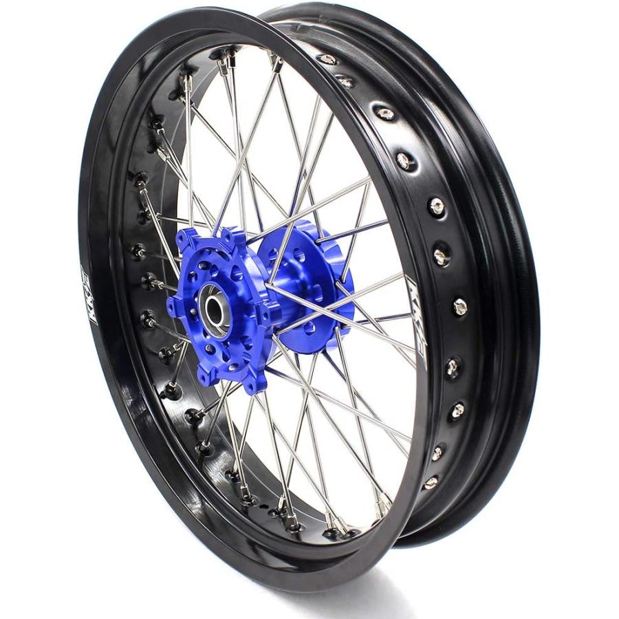 【並行輸入品】KKE 3.5 \u0026 4.25 Supermotard Wheels Rims Set for Yamaha YZ125 YZ250 19_2