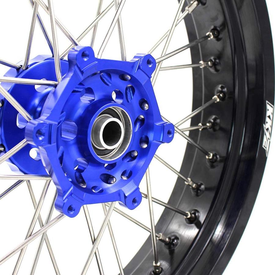 【並行輸入品】KKE 3.5 \u0026 4.25 Supermotard Wheels Rims Set for Yamaha YZ125 YZ250 19_3
