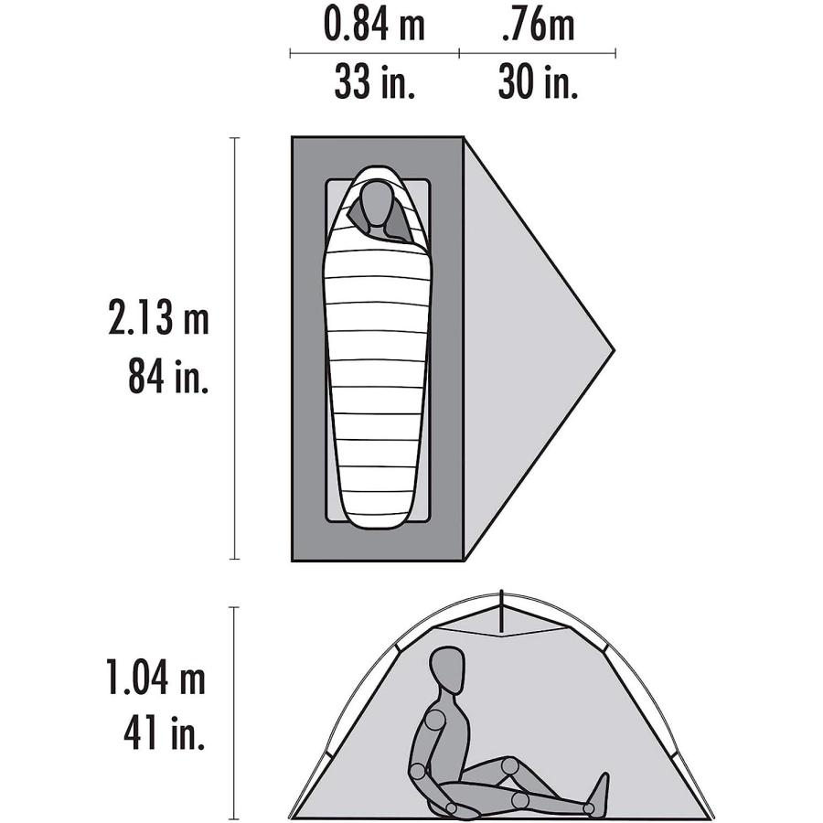 MSR 【並行輸入品】MSR Access 1人用 軽量 4シーズン テント