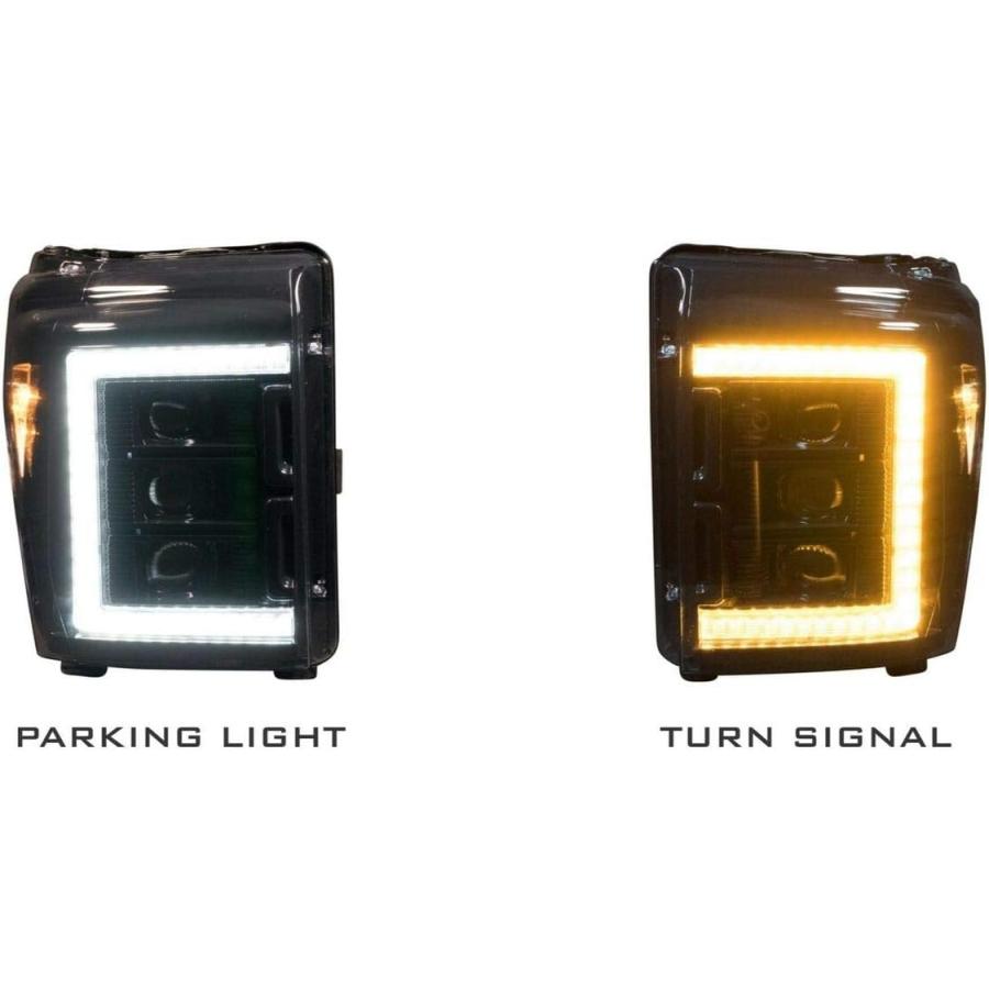 【並行輸入品】Morimoto XB LEDプラグ\u0026プレイヘッドライトアセンブリ OEMアップグレード 2011-2016 Ford F-250 F-_2