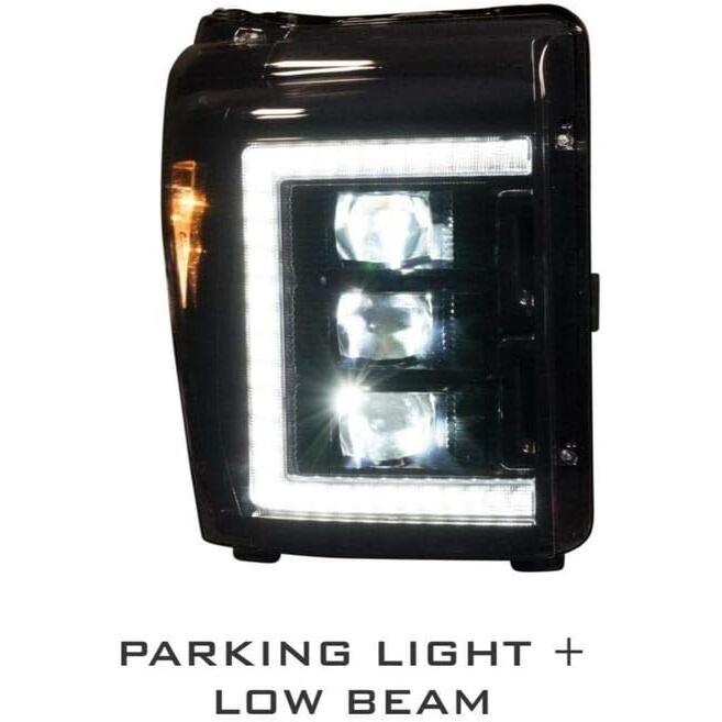 【並行輸入品】Morimoto XB LEDプラグ\u0026プレイヘッドライトアセンブリ OEMアップグレード 2011-2016 Ford F-250 F-_3