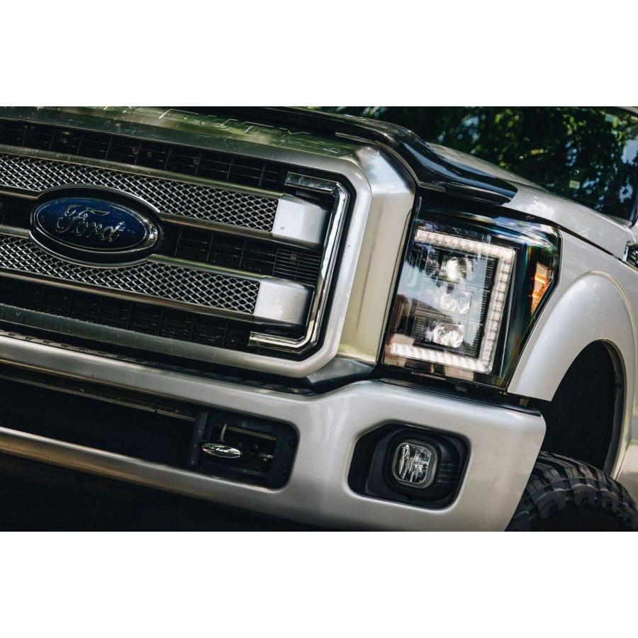 【並行輸入品】Morimoto XB LEDプラグ\u0026プレイヘッドライトアセンブリ OEMアップグレード 2011-2016 Ford F-250 F-_7