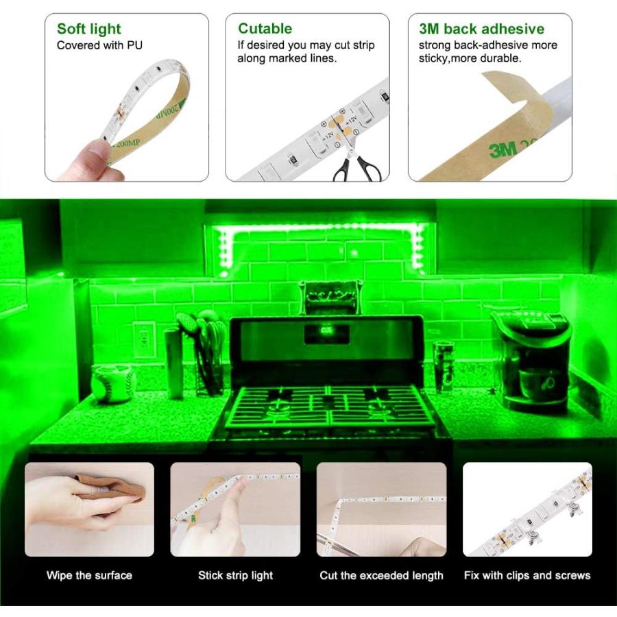 【並行輸入品】12V 300 LED 16.4フィート ポンツーンボートライト マリンLEDライトストリップ バスダック ジョンボート ヨット カヤッ_4