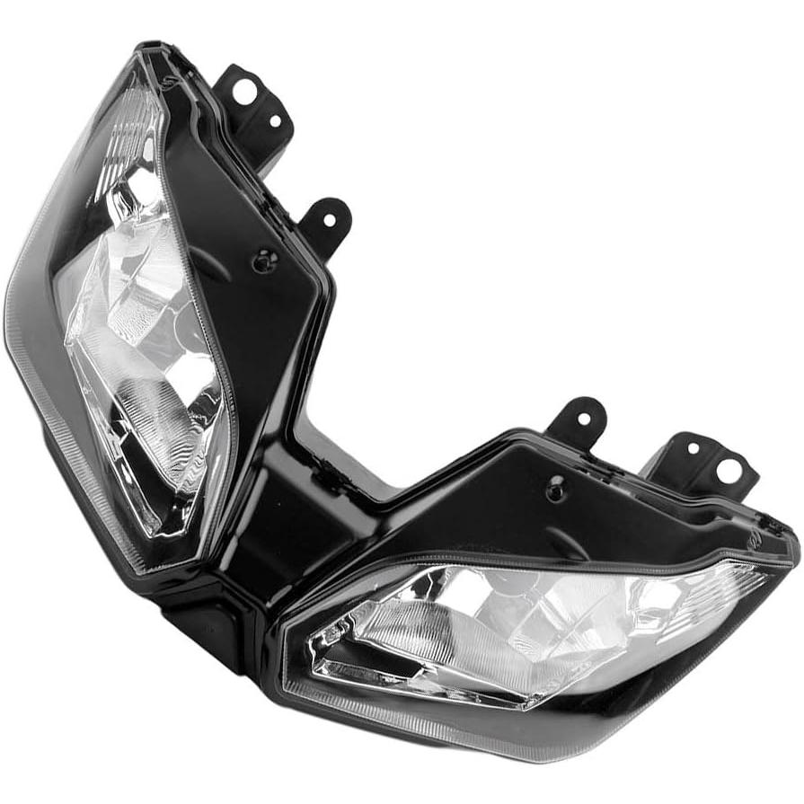 【並行輸入品】マロフサ バイク用ヘッドライト ヘッドランプ 電球なし カウル カスタム For Kawasaki 忍者 Ninja 300 2013-の画像