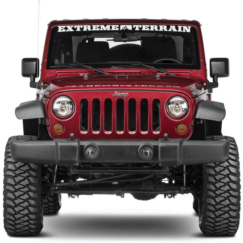 【並行輸入品】Axial Raxiomシリーズ LEDデイメーカーヘッドライト クロームハウジング クリアレンズ 97-18 Jeep Wrangle_3
