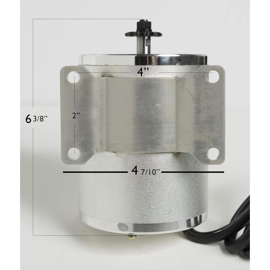 【並行輸入品】Alfa Wheels 2000W ワット 60V ボルト BLDC ブラシレス電気モーター ベース付き BOMA BM1024GD T_4