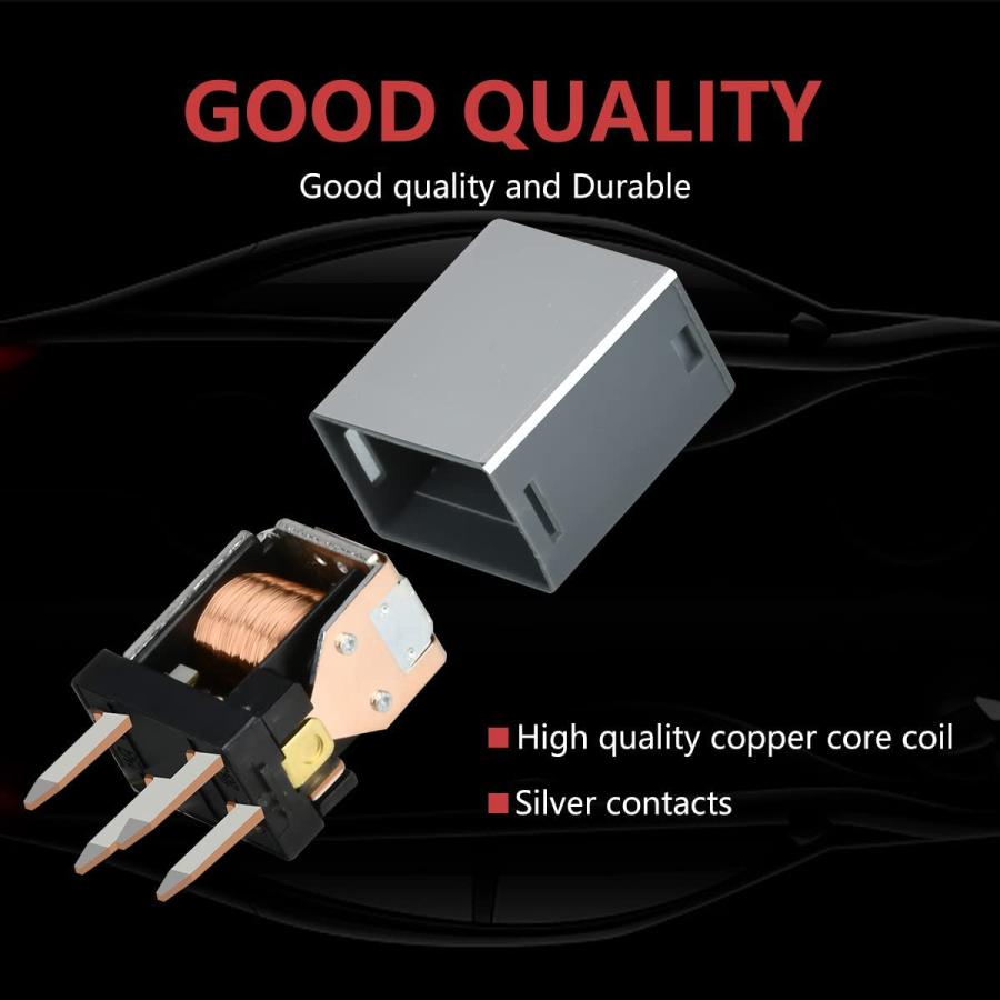 【並行輸入品】2 Pack High Power 4 Pin Fuse Box Relay # 13500114/8385 ...